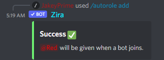/autorole add bot output