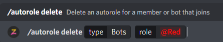 /autorole delete bot example