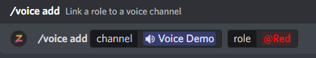 /voice add example